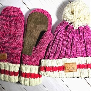 KOMBI mittens & tuque set (the camp hat)